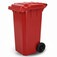 Cesto de lixo gari 120L com rodas sem pedal