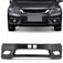 Para-choque Honda Civic 2012 a 2016 dianteiro preto liso com ressalto de placa - 8110