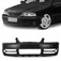 Para-choque Gol/Parati/Saveiro G3 2� s�rie 2003 a 2005 dianteiro preto liso com furo - 6448