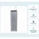 Bebedouro purificador de coluna de press�o a�o inox - Puripress 40  220V