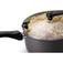 Pipoqueira antiaderente vers�til 3,6L com tampa de vidro grafite - 8874