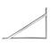 Cantoneira tipo m�o francesa 20 x 30 cm branco - BFH1530