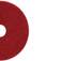 Disco limpador de fibra para enceradeira 350 mm vermelho - HB004823348