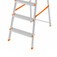 Escada de alum�nio 6 degraus residencial - EDS006