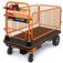 Carrinho plataforma el�trico com grades 400W 24V capacidade 400 kg a bateria - C48M  220V