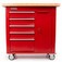 Bancada m�vel com 5 gavetas e porta lateral - RLL-277