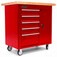 Bancada m�vel com 5 gavetas e porta lateral - RLL-277