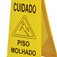 Cavalete de sinaliza��o piso escorregadio risco de queda 6 pe�as - MVPL2009