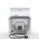 Lava-lou�as port�til semiautom�tica 8 programas 3L branca - LLP 2.0  110V