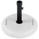 Base para guarda-sol e ombrelone em concreto branco 22 kg - 26201