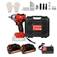 Kit Carregador bateria 12V 50A com auxiliar de partida - Charge PRO + Chave impacto Parafusadeira 21V 2 baterias RCI2135  110V/220V